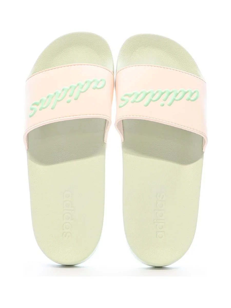 Claquettes Vert/Rose Homme Adidas Adilette Shower GZ9507 3