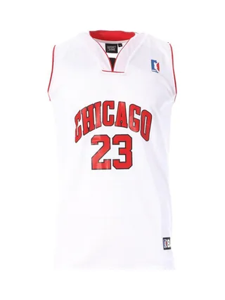 Chicago 23 Maillot de basketball Blanc Homme Sport Zone 1