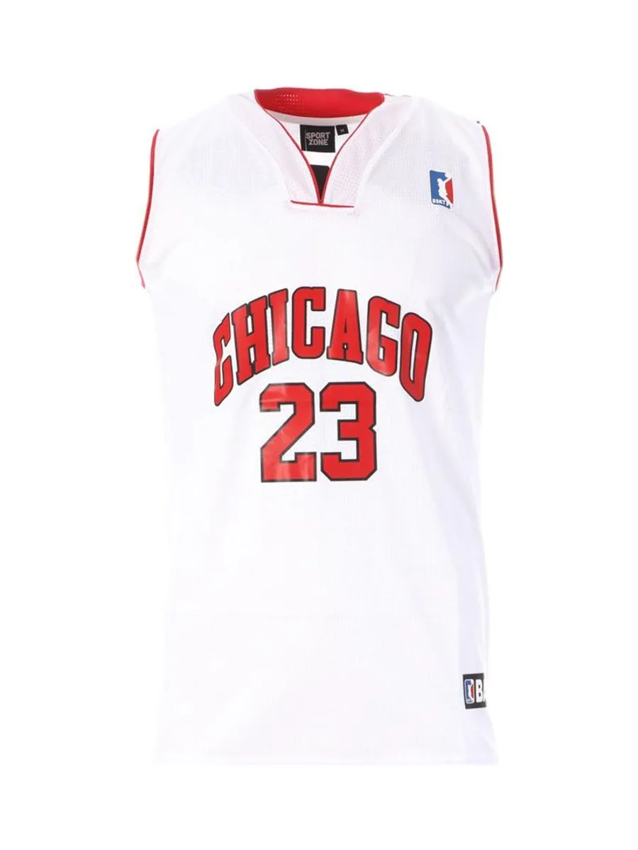 Chicago 23 Maillot de basketball Blanc Homme Sport Zone 2