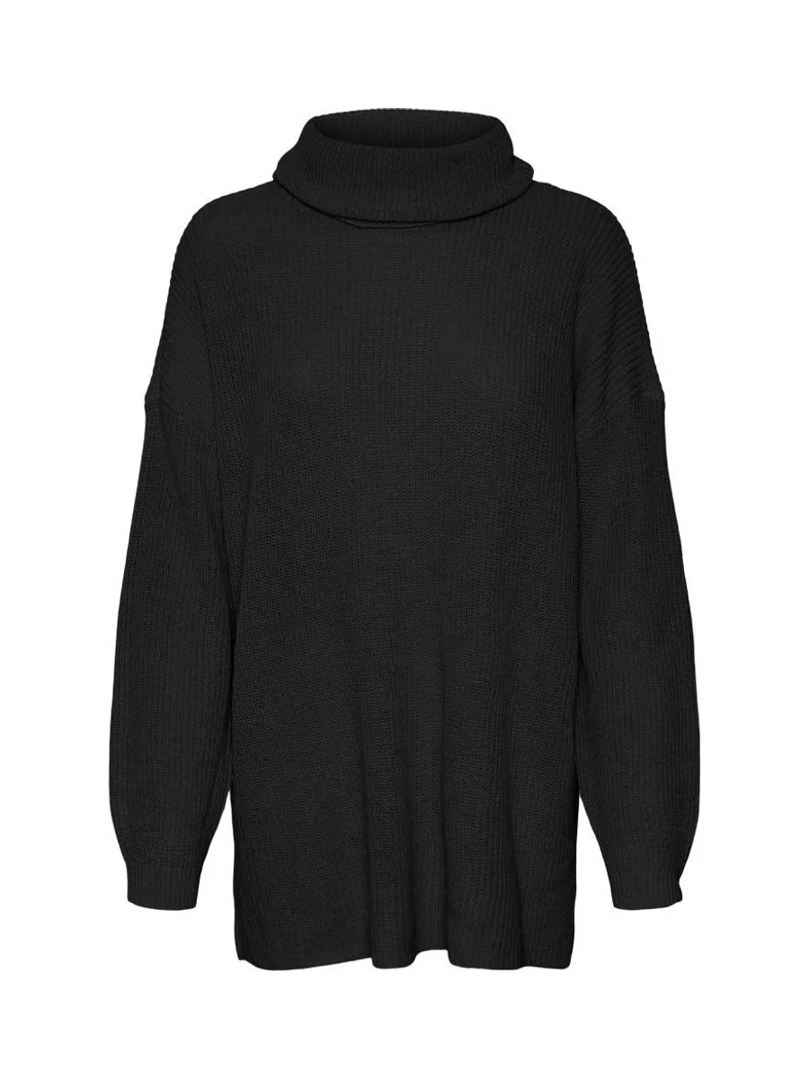 Pull Noir Femme Vero Moda Mzia 2