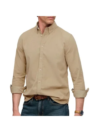 Chemise Beige Homme Superdry Classic 1
