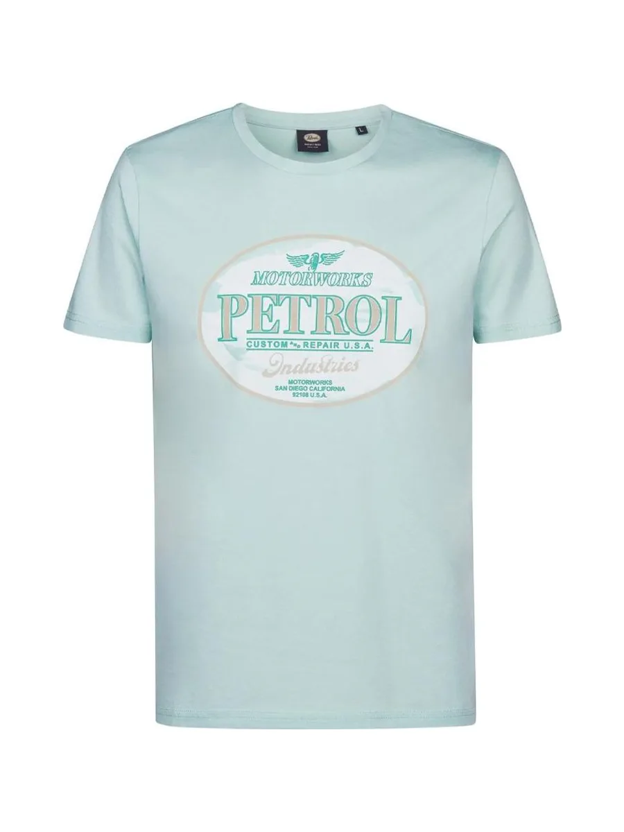 T-Shirt Vert Homme Petrol Industries Classic 3