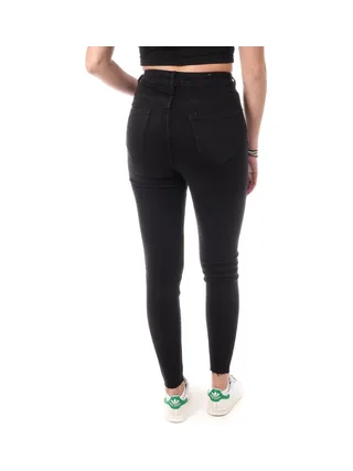 Jean Slim à Strass Noir Femme Monday Premium Strass 2