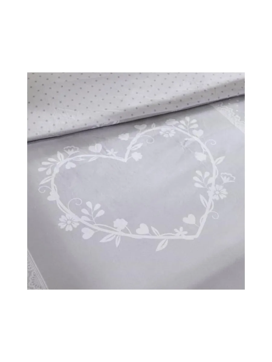 Parure de Lit Gris/Blanc Today 240x260 CM 4