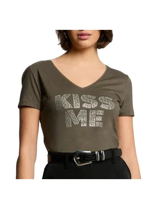 T-Shirt Kaki Femme Morgan DBISOU 1