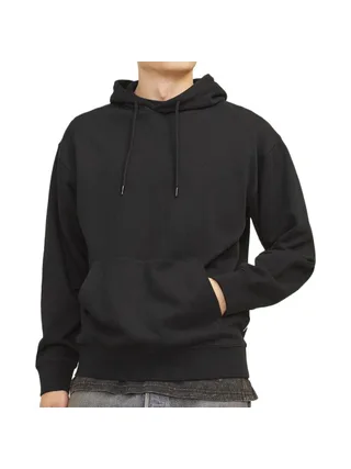 Sweat à Capuche Noir Clair Homme Jack & Jones Charge 1