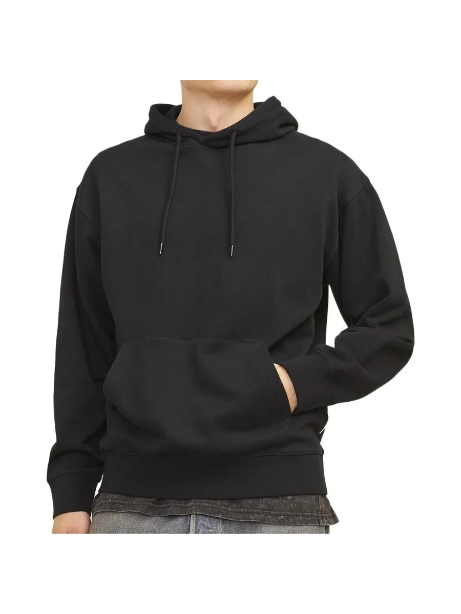 Sweat à Capuche Noir Clair Homme Jack & Jones Charge 2