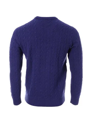 Pull Bleu Homme Lacoste Tricot AH1991 2