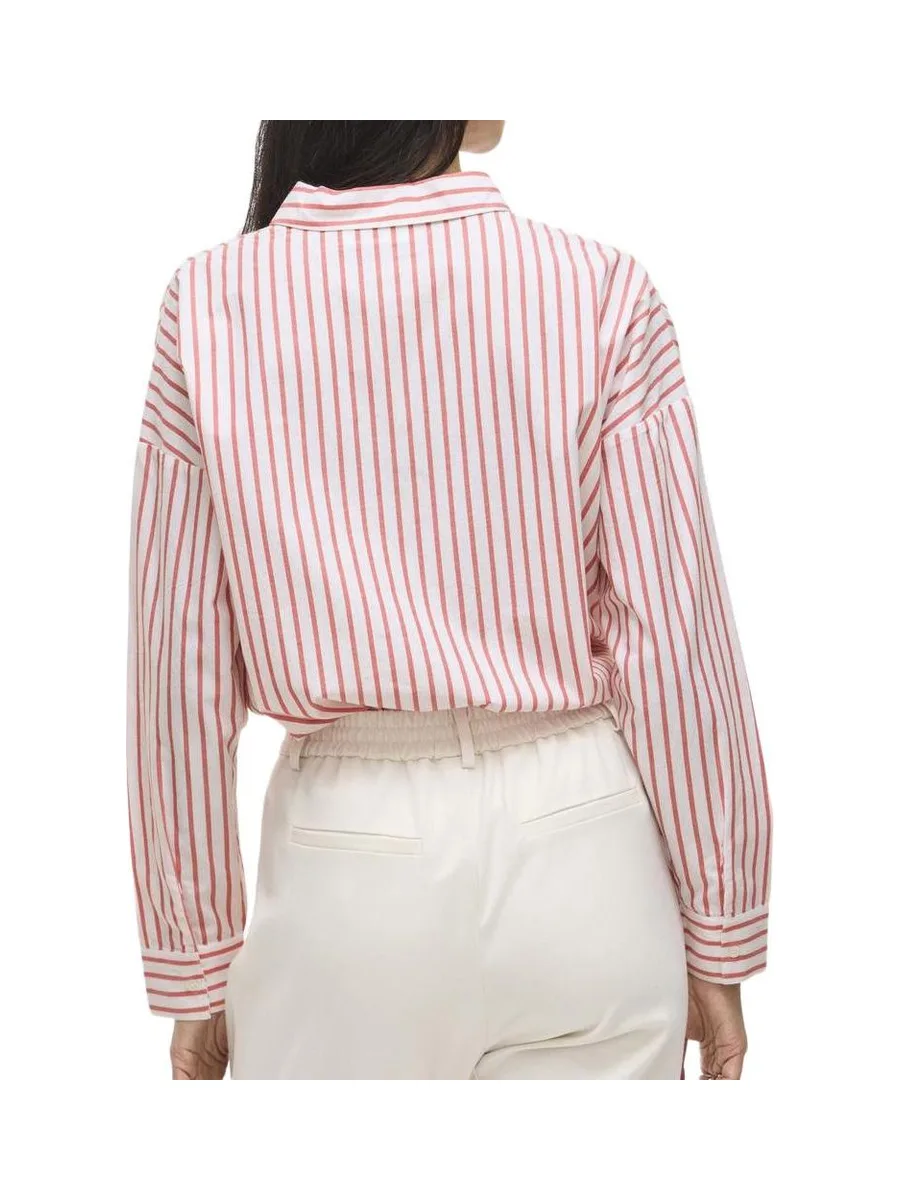 Chemise Blanc/Rouge Femme Vila Sereen 3