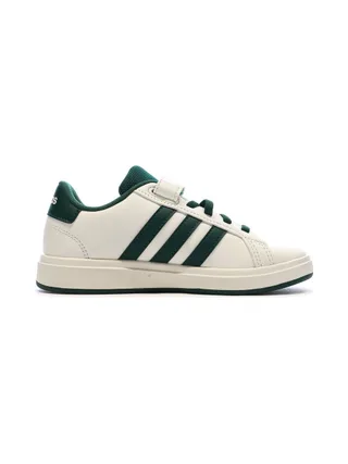 Baskets Ecru/Vert Garçon Adidas Grand Court 2.0 2