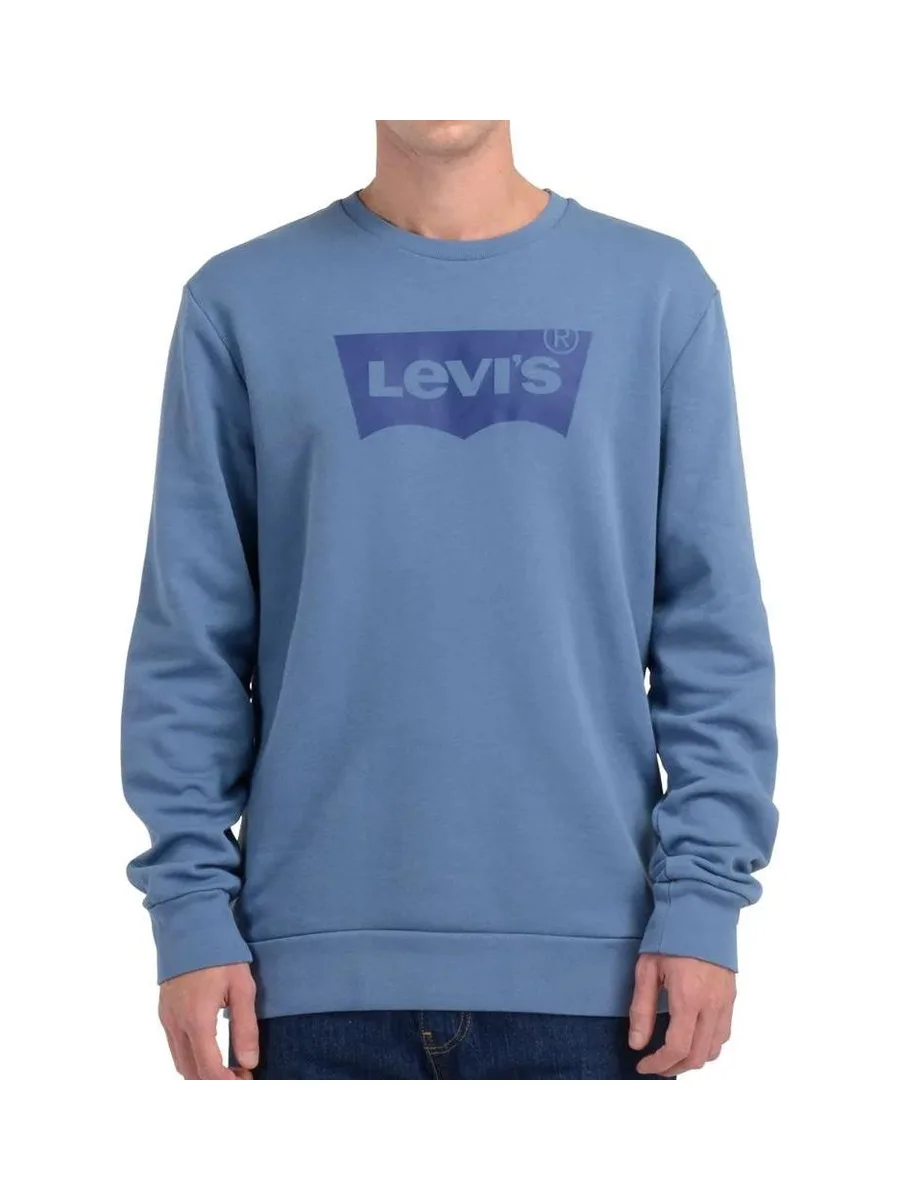 Sweat Bleu Homme Levi's fleece 2