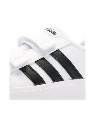 Baskets Blanc/Noir Bébé/Garçon Adidas Grand Court 2.0 7