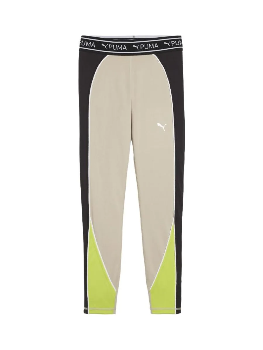 Legging Beige/Jaune Fluo/Noir Femme Puma 525027 2