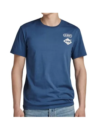 T-shirt Marine Homme G-Star Chest 1