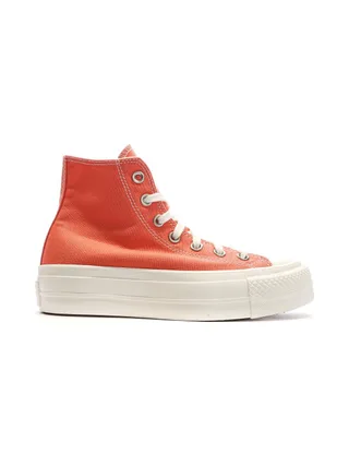 Baskets Oranges Femme Converse Chuck Taylor All Star Lift 2
