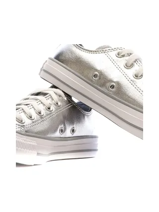 Baskets Argentées Femme Converse Chuck Taylor All Star A05433C 7