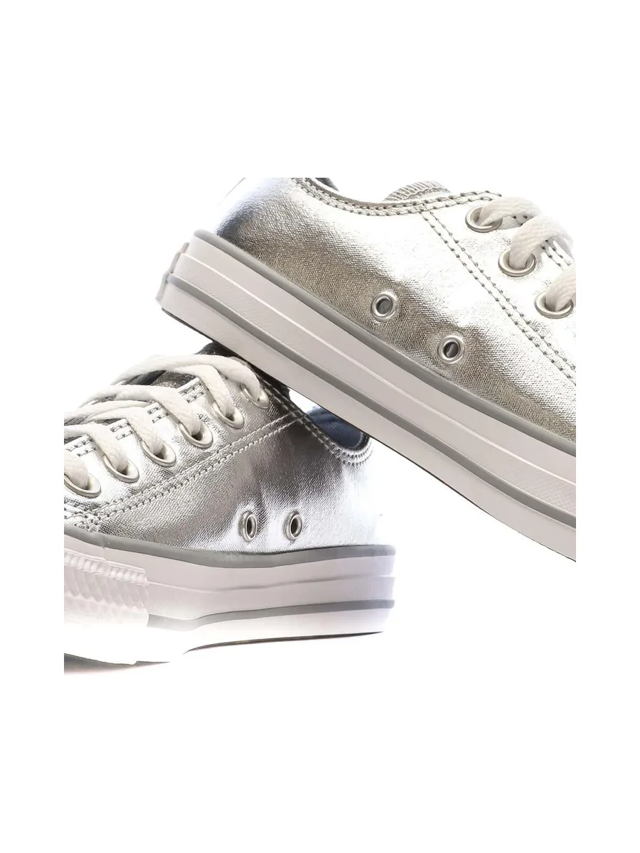 Baskets Argentées Femme Converse Chuck Taylor All Star A05433C 8