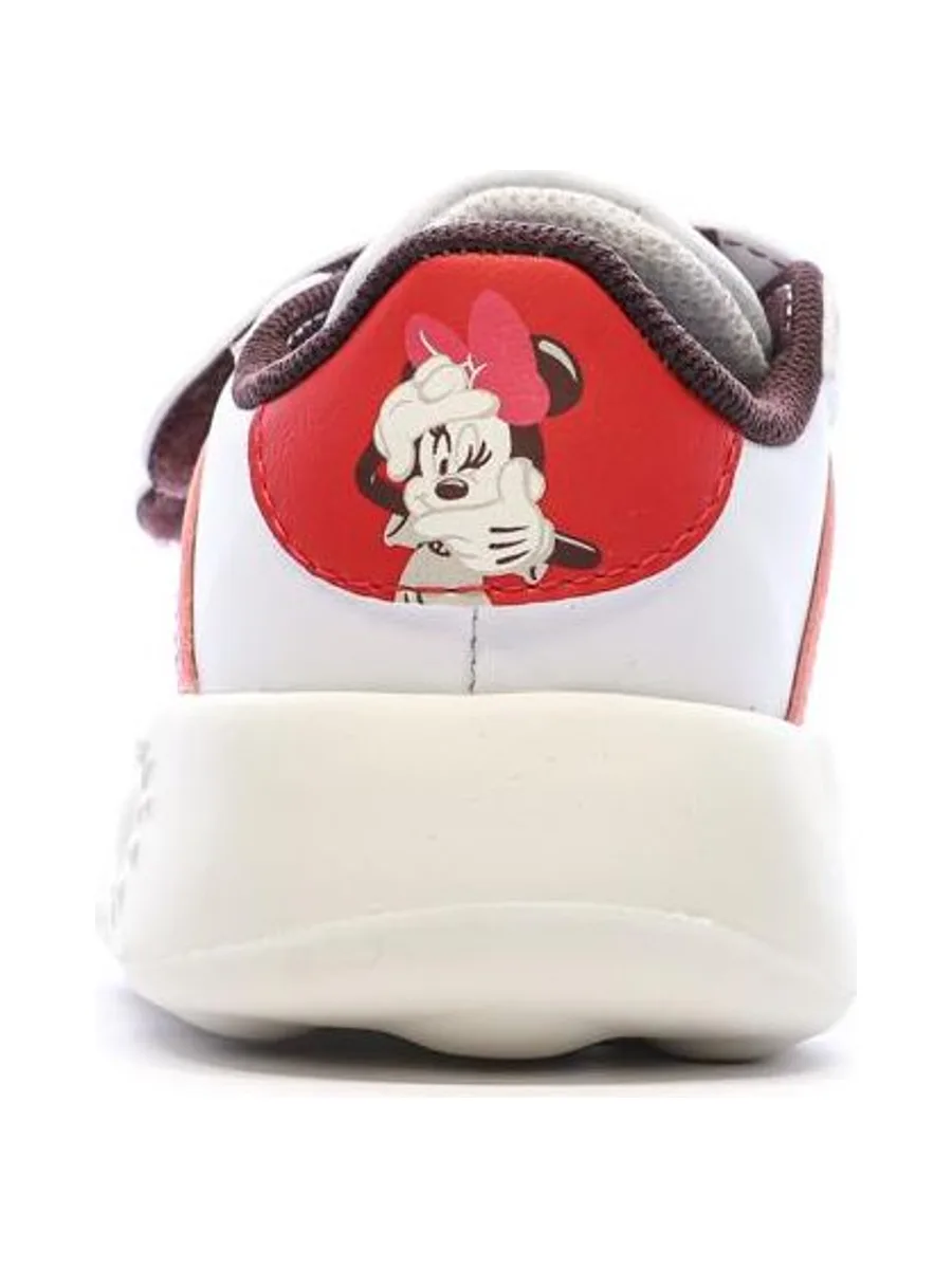 Baskets Blanches/Rouges Fille Adidas Grand Court Minnies 4