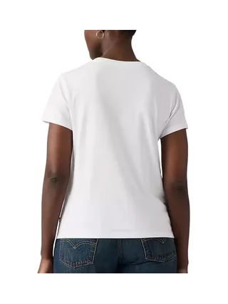 T-shirt Blanc Femme Levi's The Perfect Tee 17369 2