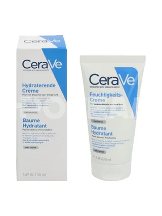 CeraVe Moisturising Cream 50ml - For Dry To Very Dry Skin/Perfume Free 1