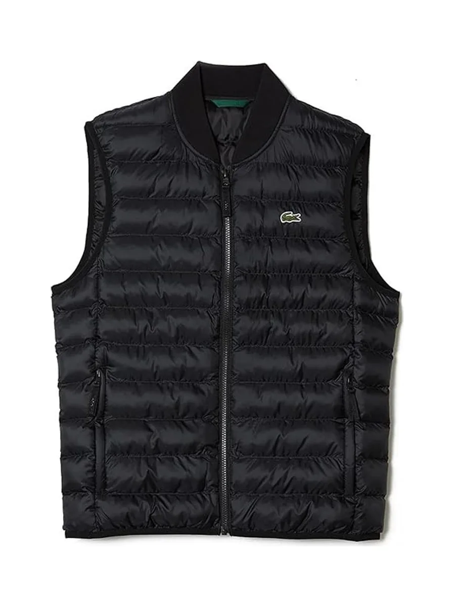 Doudoune Sans Manches Noir Homme Lacoste BH0537 3