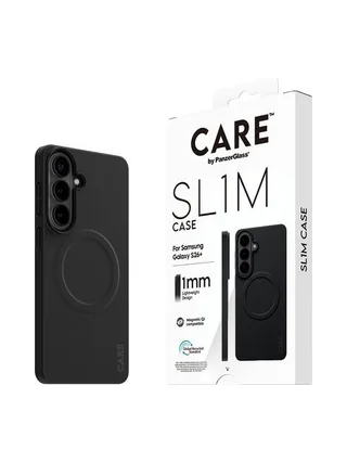 PanzerGlass CARE™ by ® SL1M Case Black w. Qi Samsung Galaxy S26+ mobile phone case 6