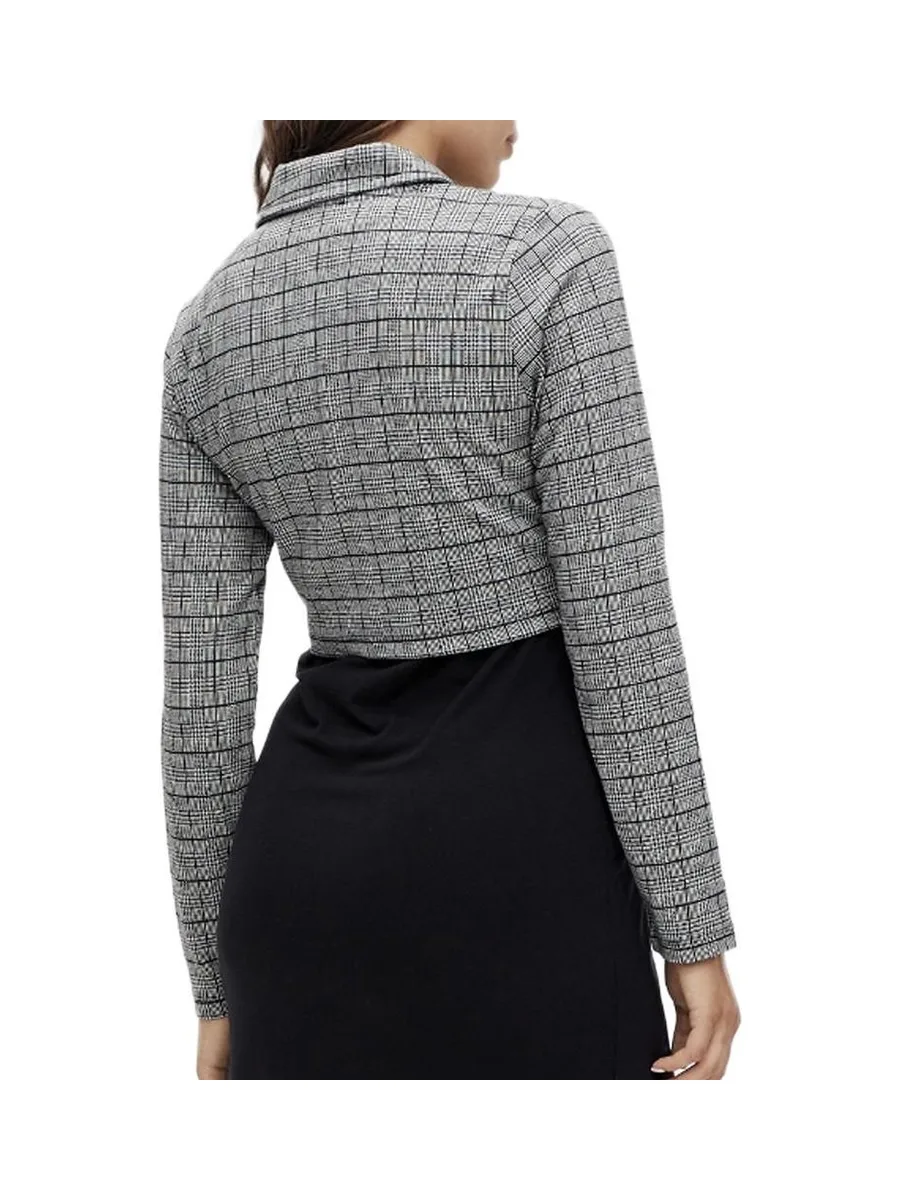Blazer de Grossesse Gris/Noir Femme Mamalicious Noelli 3