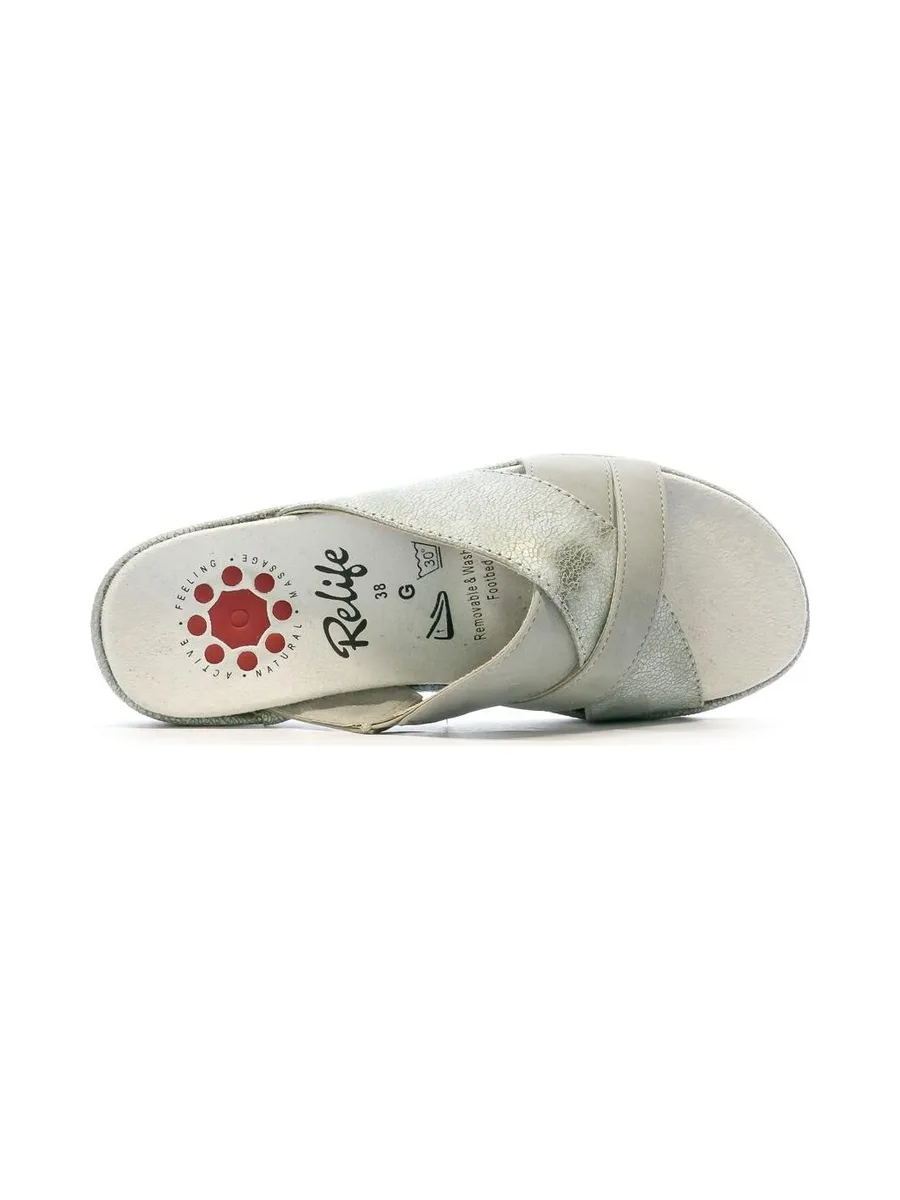 Sandales Grises Femme RELIFE Holly 5