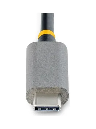 3-Port USB-C Hub with Ethernet Portable 4