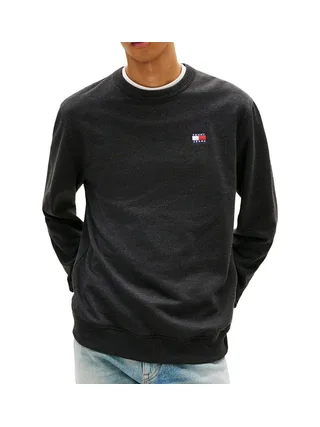 Sweat Noir Homme Tommy Hilfiger Badges 1