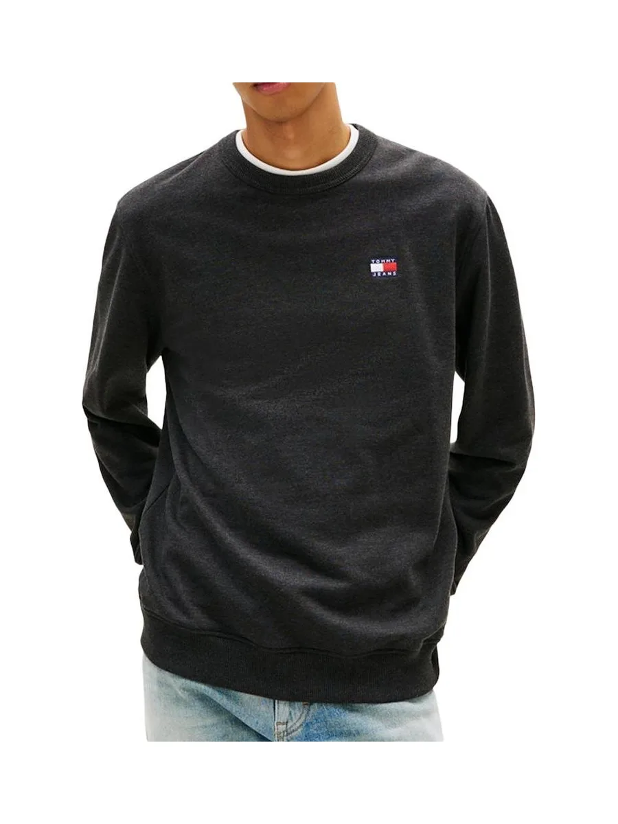 Sweat Noir Homme Tommy Hilfiger Badges 2