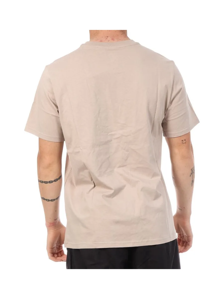 T-Shirt Beige Homme Converse Back To School 3
