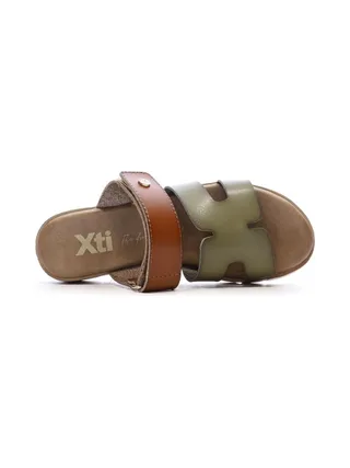 Sandales Kaki/Marron Femme Xti 144125 4