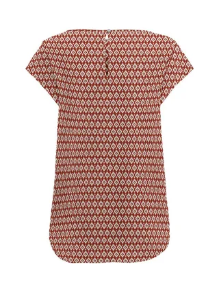 Top Rouge imprimé Femme Only Nova 2