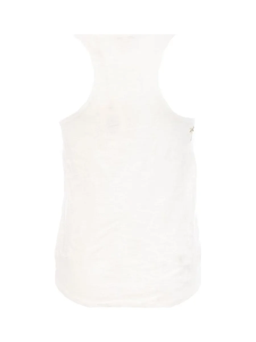 Débardeur Blanc Fille Teddy Smith Dagmar 2