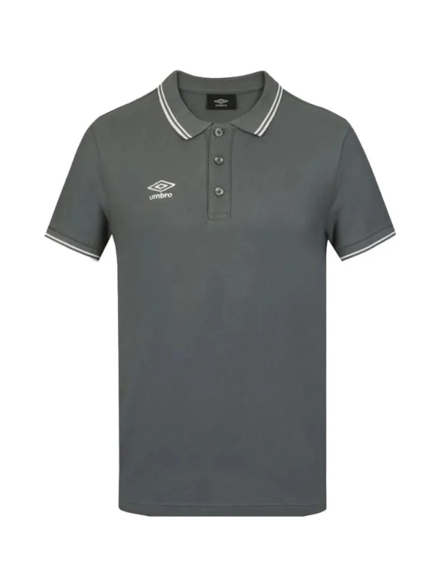 Polo Gris Homme Umbro Classique 2