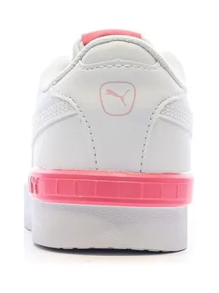 Baskets Blanc/Rose Fille Puma Jada 3