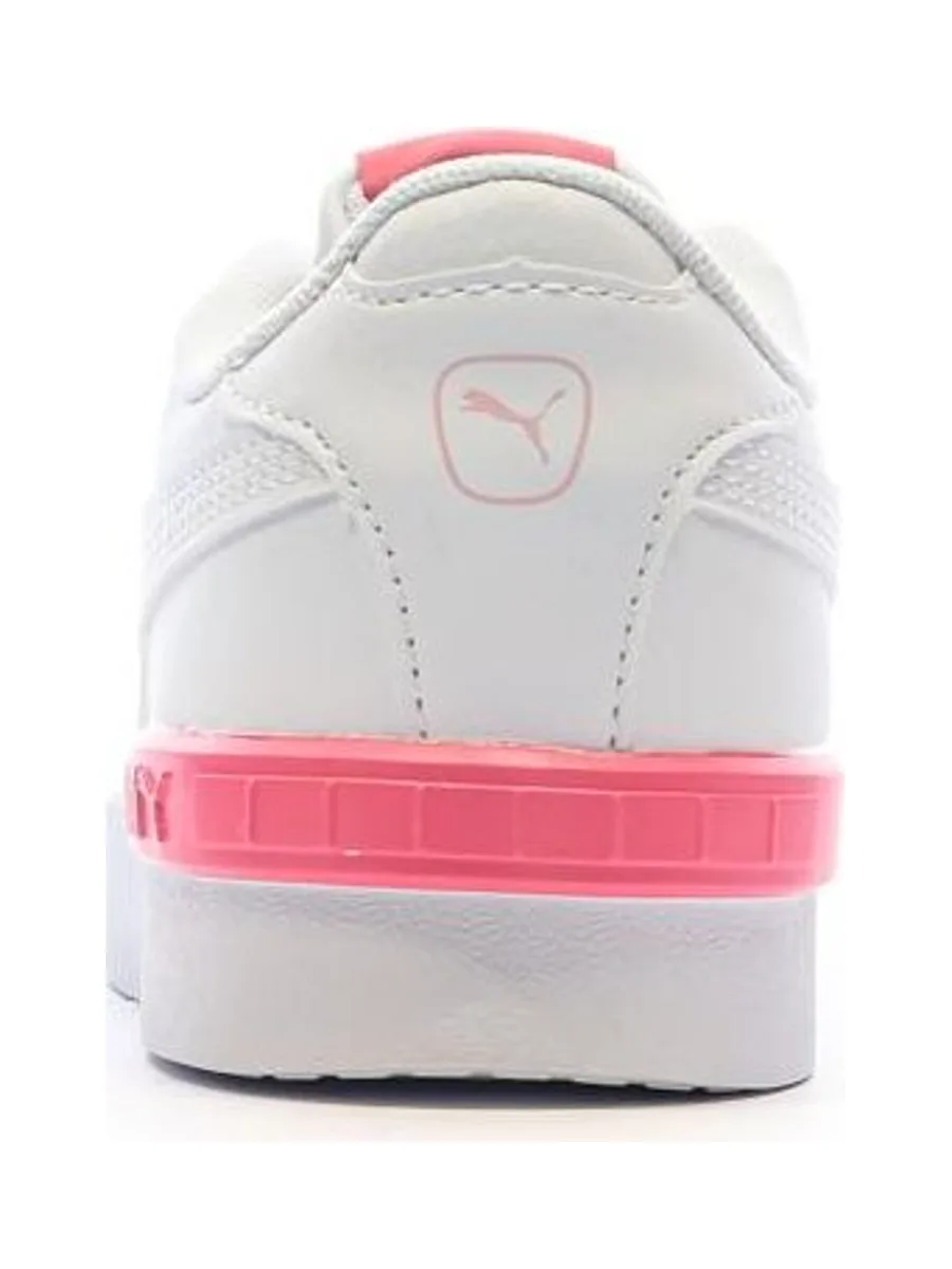 Baskets Blanc/Rose Fille Puma Jada 4