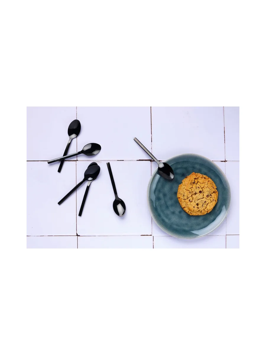 Coffret 6 petites cuillères EMUND - Black 18