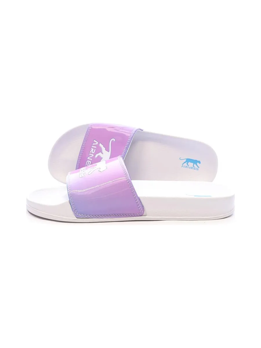 Claquettes Roses Irisées Femme Airness Noor 2