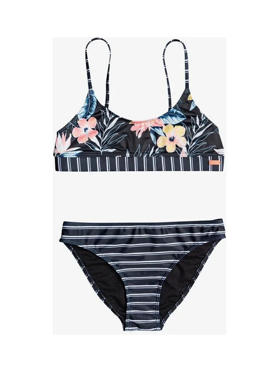 Ensemble soutien-gorge et bikini ROXY Flowers Addict 7