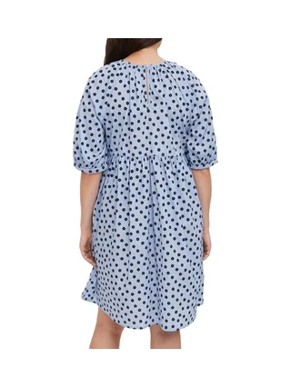 Robe de Grossesse Bleu Femme Vero Moda Marternity Meva 2