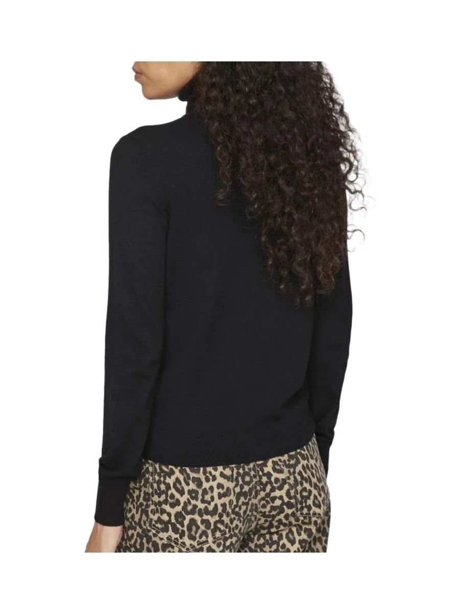 Pull Noir Femme Vila Comfy 14097994 3