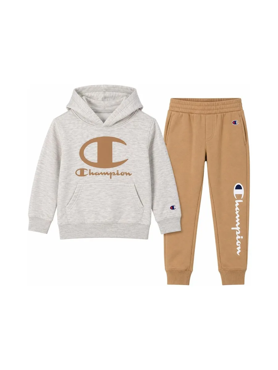 Survêtement Gris/Beige Garçon Champion Hoodie And Jogger 2