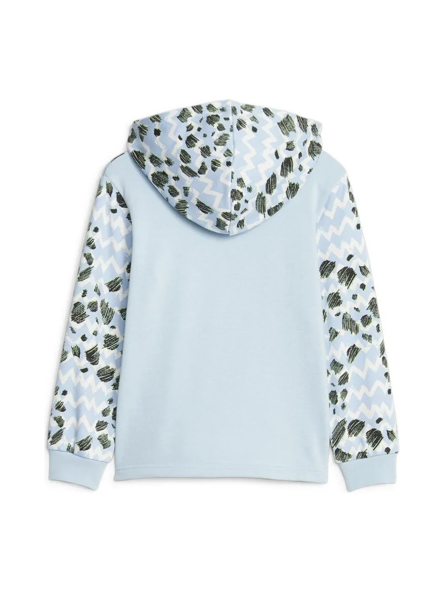 Sweat Capuche Bleu Garçon Puma Mixmch 2