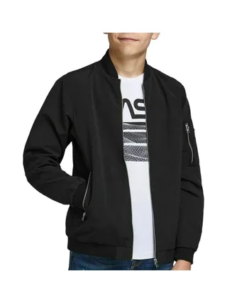 Bomber Noir Garçon Jack & Jones Mash 1