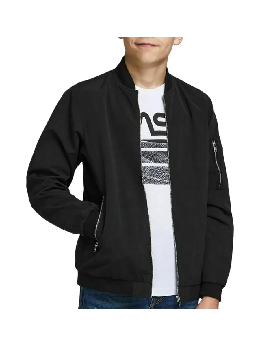 Bomber Noir Garçon Jack & Jones Mash 2