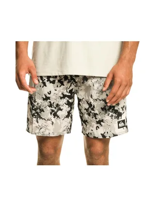 Short de Bain Gris/Noir Homme Quiksilver Omni Training 1