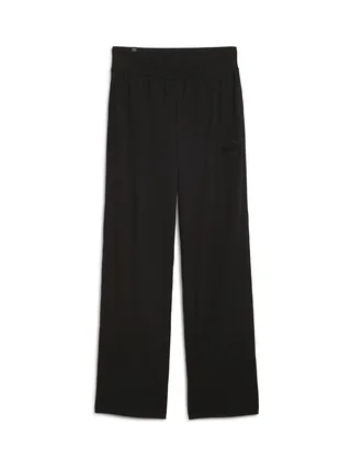 Pantalon Noir Femme fluide Femme Puma waist Stght 1