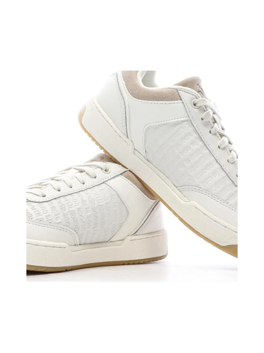 Baskets Beiges Femme Le Coq Sportif Park 8